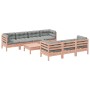 Set de sofás jardín 8 pzas con cojines madera de abeto Douglas by , Garden sets - Ref: Foro24-3299329, Price: 654,80 €, Disco...