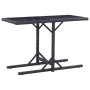 Set de comedor de jardín 3 pzas ratán PE vidrio templado negro by , Garden sets - Ref: Foro24-3095930, Price: 208,50 €, Disco...