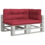 Cojines para palets 3 unidades tela rojo tinto von , Kissen für Stühle und Sofas - Ref: Foro24-3217129, Preis: 88,05 €, Rabat...