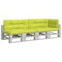 Cojines para sofá de palets 5 unidades tela verde claro by , Cushions for chairs and sofas - Ref: Foro24-3217141, Price: 150,...