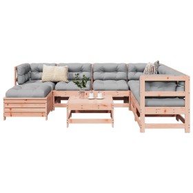 Juego de sofás de jardín 8 pzas madera maciza de abeto Douglas de , Conjuntos de jardín - Ref: Foro24-3250558, Precio: 364,56 €