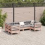 Set de sofás jardín 6 pzas con cojines madera abeto Douglas von , Gartensets - Ref: Foro24-3299612, Preis: 550,39 €, Rabatt: %