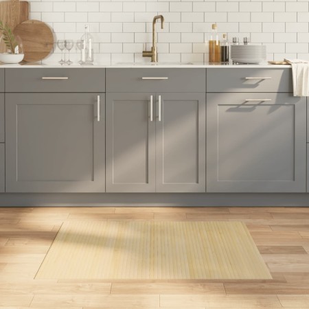 Alfombra rectangular bambú color natural claro 70x100 cm by , Rugs - Ref: Foro24-376741, Price: 18,50 €, Discount: %