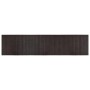 Alfombra rectangular bambú marrón oscuro 70x300 cm by , Rugs - Ref: Foro24-376755, Price: 33,13 €, Discount: %
