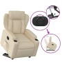 Sillón reclinable elevable de tela color crema von , Sessel - Ref: Foro24-3204491, Preis: 265,91 €, Rabatt: %