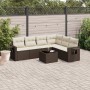 Juego de sofás de jardín 7 piezas con cojines ratán PE marrón von , Gartensets - Ref: Foro24-3220222, Preis: 468,49 €, Rabatt: %