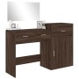 Juego de tocador de 3 piezas madera de ingeniería marrón roble de , Conjuntos de muebles para dormitorios - Ref: Foro24-32765...