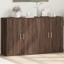 Aparador de madera de ingeniería 2 uds marrón roble 60x31x70 cm by , Sideboards - Ref: Foro24-3276545, Price: 118,62 €, Disco...