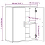 Aparador de madera de ingeniería 2 uds marrón roble 60x31x70 cm by , Sideboards - Ref: Foro24-3276545, Price: 118,62 €, Disco...
