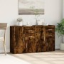 Aparador de madera de ingeniería 2 uds roble ahumado 60x31x70cm von , Sideboards - Ref: Foro24-3276564, Preis: 143,81 €, Raba...