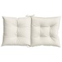Cojines silla respaldo bajo 2 ud tela crema melange 100x50x7 cm von , Kissen für Stühle und Sofas - Ref: Foro24-4002385, Prei...