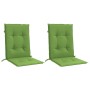 Cojines silla respaldo bajo 2 ud tela verde melange 100x50x4 cm von , Kissen für Stühle und Sofas - Ref: Foro24-4002460, Prei...