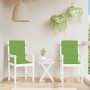 Cojines silla respaldo bajo 2 ud tela verde melange 100x50x4 cm von , Kissen für Stühle und Sofas - Ref: Foro24-4002460, Prei...