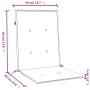 Cojines silla respaldo bajo 2 ud tela verde melange 100x50x4 cm von , Kissen für Stühle und Sofas - Ref: Foro24-4002460, Prei...