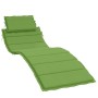 Cojín para tumbona tela verde melange 186x58x3 cm de , Cojines para sillas y sofás - Ref: Foro24-4002481, Precio: 44,69 €