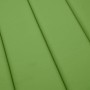 Cojín para tumbona tela verde melange 186x58x3 cm de , Cojines para sillas y sofás - Ref: Foro24-4002481, Precio: 44,69 €