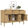 Aparador FLORO madera maciza de pino marrón cera 114x43x74 cm von , Sideboards - Ref: Foro24-374023, Preis: 216,00 €, Rabatt: %