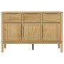 Aparador FLORO madera maciza de pino marrón cera 114x43x74 cm von , Sideboards - Ref: Foro24-374023, Preis: 216,00 €, Rabatt: %
