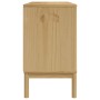 Aparador FLORO madera maciza de pino marrón cera 114x43x74 cm von , Sideboards - Ref: Foro24-374023, Preis: 216,00 €, Rabatt: %