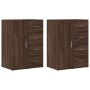 Aparadores 2 uds madera de ingeniería roble marrón 59x39x80 cm by , Sideboards - Ref: Foro24-3276636, Price: 201,31 €, Discou...
