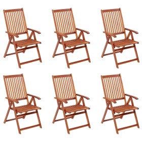 Klappbare Gartenstühle 6 Stück aus massivem Akazienholz von vidaXL, Gartenstühle - Ref: Foro24-3065516, Preis: 389,05 €, Raba...