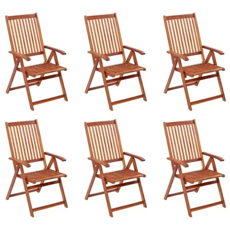 Klappbare Gartenstühle 6 Stück aus massivem Akazienholz von vidaXL, Gartenstühle - Ref: Foro24-3065516, Preis: 382,93 €, Raba...