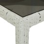 Set comedor jardín 7 pzas cojines ratán sintético vidrio blanco von , Gartensets - Ref: Foro24-3278582, Preis: 513,08 €, Raba...