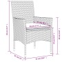 Set comedor jardín 7 pzas cojines ratán sintético vidrio blanco von , Gartensets - Ref: Foro24-3278582, Preis: 513,08 €, Raba...