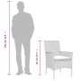 Set comedor jardín 7 pzas cojines ratán sintético vidrio blanco von , Gartensets - Ref: Foro24-3278582, Preis: 513,08 €, Raba...