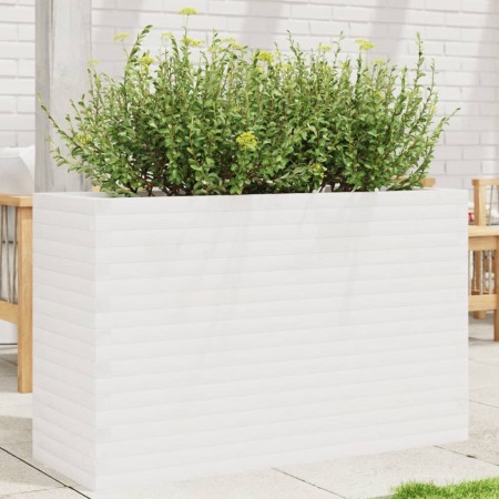 Jardinera madera maciza de pino blanco 110x40x68,5 cm von , Töpfe und Pflanzgefäße - Ref: Foro24-3282495, Preis: 255,02 €, Ra...
