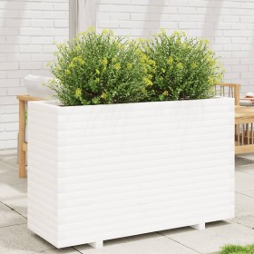 Jardinera madera maciza de pino blanco 110x40x72,5 cm de , Maceteros y jardineras - Ref: Foro24-3282600, Precio: 271,37 €, De...