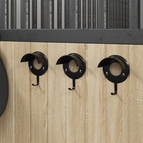 Soporte para bridas de pared hierro negro de , Accesorios para riendas de caballos - Ref: Foro24-172445, Precio: 17,68 €, Des...