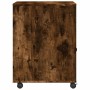 Soporte para impresora con ruedas roble ahumado 60x50x67 cm von , Drucker unterstützt - Ref: Foro24-840629, Preis: 90,74 €, R...