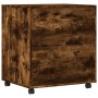 Soporte para impresora con ruedas roble ahumado 60x50x67 cm von , Drucker unterstützt - Ref: Foro24-840629, Preis: 90,74 €, R...
