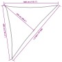 Toldo de vela triangular HDPE azul 160 g/m² 3x4x5 m by , Umbrellas - Ref: Foro24-311531, Price: 23,53 €, Discount: %