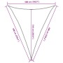 Toldo de vela triangular HDPE azul 160 g/m² 5x6x6 m by , Umbrellas - Ref: Foro24-311538, Price: 39,57 €, Discount: %
