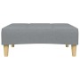 Reposapiés de tela gris claro 77x55x31 cm by , Ottomans - Ref: Foro24-4007371, Price: 69,61 €, Discount: %