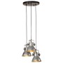 Lámpara colgante plateado vintage 25 W E27 30x30x100 cm de , Lámparas - Ref: Foro24-371855, Precio: 63,32 €, Descuento: %