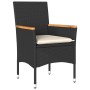 Set comedor jardín 11 pzas cojines ratán sintético vidrio negro de , Conjuntos de jardín - Ref: Foro24-3278734, Precio: 890,6...