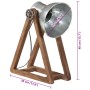 Lámpara de escritorio plateado vintage 25 W E27 30x17x40 cm von , Lampen - Ref: Foro24-371897, Preis: 44,79 €, Rabatt: %