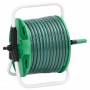 Carrete de manguera de pie con set racores PVC verde 0,75" 20 m de , Soporte de manguera de jardín - Ref: Foro24-3281513, Pre...