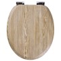 Tiger Asiento de WC de cierre suave Scaffold MDF marrón 252022546 by , Toilet and bidet seats - Ref: Foro24-418327, Price: 56...