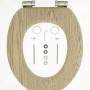 Tiger Asiento de WC de cierre suave Scaffold MDF marrón 252022546 by , Toilet and bidet seats - Ref: Foro24-418327, Price: 56...