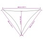 Toldo de vela triangular tela Oxford naranja 3x4x4 m by , Umbrellas - Ref: Foro24-135724, Price: 24,84 €, Discount: %