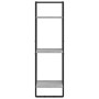 Estantería de pared 3 niveles madera gris Sonoma 30x25x100 cm de , Estantes y estanterías - Ref: Foro24-836306, Precio: 34,70...