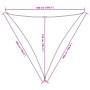 Toldo de vela triangular de tela oxford rojo 5x5x5 m von , Sonnenschirme - Ref: Foro24-135675, Preis: 43,38 €, Rabatt: %
