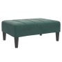 Sofá cama de 2 plazas con taburete terciopelo verde oscuro by , Sofas - Ref: Foro24-3258135, Price: 340,22 €, Discount: %