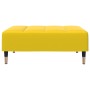 Sofá cama de 2 plazas con taburete terciopelo amarillo by , Sofas - Ref: Foro24-3258149, Price: 320,83 €, Discount: %