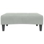Sofá cama de 2 plazas con taburete terciopelo gris claro von , Sofas - Ref: Foro24-3258116, Preis: 341,27 €, Rabatt: %