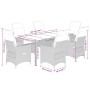 Set comedor de jardín 7 pzas con cojines ratán sintético marrón by , Garden sets - Ref: Foro24-3276773, Price: 828,25 €, Disc...
